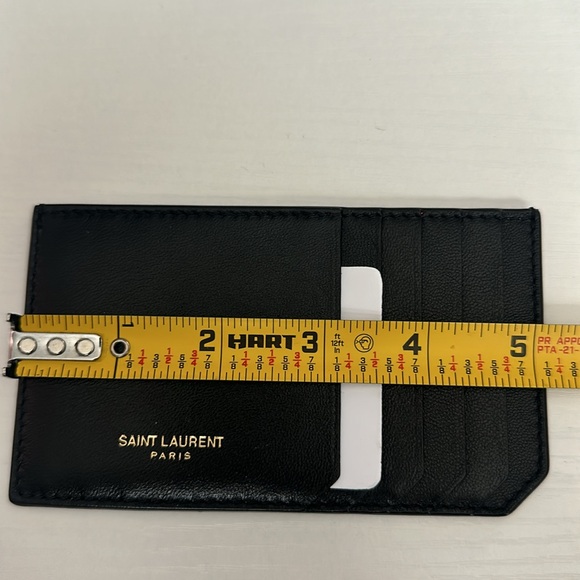 Saint Laurent Black Smooth Leather
Card Case - Picture 5 of 6